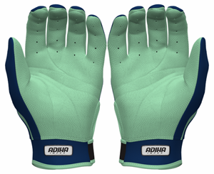 Premium Quality Leather Customizable Baseball Batting <b>Gloves</b> premium leather Closure <b>type</b> hook and loop - Product Image 2