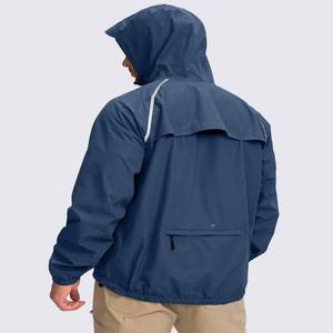 Veste de pluie imperméable de qualité supérieure, fabriquée en 100 % polyester/nylon, unisexe, envoyée par Dress Sports. - Product Image 1