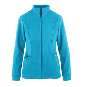 Quirúrgico médico salón de enfermería Scrubs Unisex 2 bolsillos cremallera frontal Spandex/poliéster estambre tela Scrub Jacket - Product Image 2