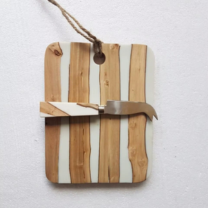 Tabla de cortar de madera y resina de diseño moderno, tabla de cortar con incrustaciones de resina, tabla de quesos de madera, tabla de quesos a precio de fábrica al por mayor - Product Image 1