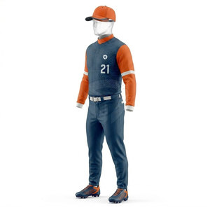 Conjunto Completo de Uniforme de Béisbol para Hombre, Tela Transpirable, Diseño Ligero, Ideal para Entrenamiento Deportivo al Aire Libre y Rendimiento en Equipo - Product Image 5
