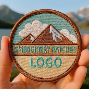 <b>Patches</b> Custom <b>Sew</b>-<b>On</b> Lightweight Rectangle Clothing Embroidered <b>Patch</b> for Trucker Hats High Quality Custom Logo Designs - Product Image 2