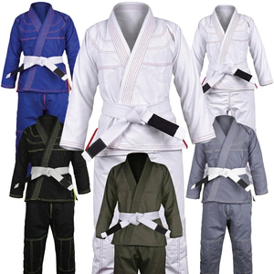 ชุดยิวยิตสู BJJ ผ้าฝ้ายเพิร์ลวีฟน้ำหนักเบา รับสกรีนโลโก้ ทนทาน ระบายอากาศได้ดี สำหรับฝึกซ้อม เหมาะสำหรับผู้ชายและผู้หญิง - Product Image 1