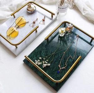 Royal Resin Vanity Tray with Luxury Crystal Design Decorative <b>Makeup</b> Organizer for Bedroom Bathroom and <b>Dressing</b> <b>Table</b> - Product Image 3
