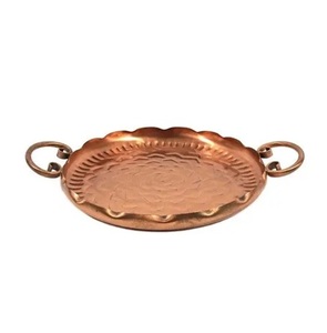 Latest Design elegant Copper Serving Tray Eco-Friendly Table <b>Decoration</b> & Food Storage Tray At Affordable Price - Product Image 5