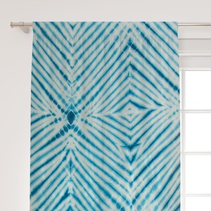 Rideau Moderne en Coton Imprimé Tie-Dye, Panneau Décoratif pour Fenêtre, Idéal pour la Maison, les Complexes Hôteliers et les Appartements – Vente en Gros Inde - Product Image 3