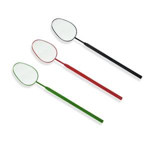 Espejo de mano con mango largo en colores negro, rojo y verde - Product Image 2