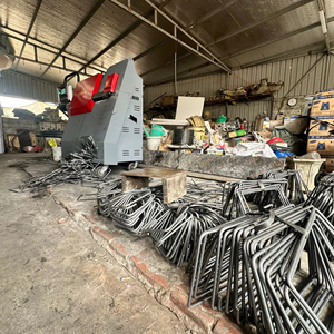 Máquina Automática para Doblar Hierro Forjado, Dobladora de Barras de Acero y Varillas Corrugadas con Componentes Centrales de PLC y Motor para Construcción de Estribos y Espirales - Product Image 1