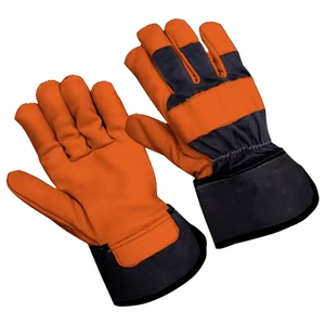 Guantes de Seguridad de Cuero Vacuno Granulado, Antivibración y Antiestáticos, para Protección de Manos en la Industria, Construcción y Jardinería, en Oferta - Product Image 3