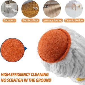 KeFanta Mop per Pavimenti in Microfibra con Manico Lungo, Strizzatore Automatico e Spugna Superiore per Pulizia Cucina e Pavimenti in Legno - Product Image 3