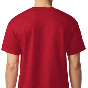 เสื้อยืดผู้ชายสีแดงเชอร์รี่โบราณ คอตตอน แขนสั้น คอกลม สวมใส่สบาย ขายส่งเสื้อเปล่าสำหรับทำลายพิมพ์ - Product Image 5