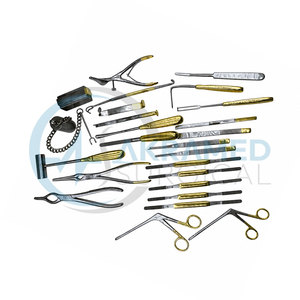 Juego de Instrumentos de Cirugía Plástica para Rinoplastia Akramed Surgical de 46 Piezas, Chapado en Oro, Acero Inoxidable, Certificado CE ISO13485 - Product Image 5