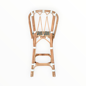 เก้าอี้บิสโทรยอดนิยมสำหรับร้านกาแฟ ร้านอาหาร พื้นที่สาธารณะในที่พักอาศัย - หวายสังเคราะห์ถักทออย่างดี รับประกันการถักทอ 3 ปี - Product Image 4