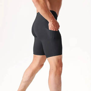 <b>Mens</b> Custom Logo <b>Compression</b> <b>Shorts</b> with Pocket Quick Dry Gym Fitness Workout Running Tights <b>Men's</b> Quick Dry Sport <b>Shorts</b> - Product Image 4