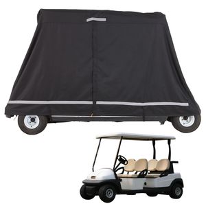 Copertura Completa Impermeabile, Anti-UV e Antipolvere in Poliestere 600D per Golf Cart a 2+2 Posti - Product Image 1