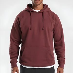 Sweat à capuche polaire premium pour homme – Confort respirant au quotidien avec capuche ajustable et poche kangourou – Motif uni – Plusieurs tailles - Product Image 1