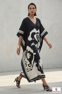 Premium Printed <b>Kaftan</b> Dress Women Loose Fit <b>Summer</b> Beach Wear Soft Fabric Stylish Design Wholesale Export Supply - Product Image 2