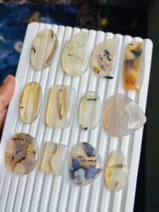 Lote de Gemas Sueltas de Ágata de Montana 100% Natural, Cabujones de Ágata de Montana de Formas Mixtas, Piedra de Cristal de Ágata Curativa, Suministro a Granel - Product Image 4