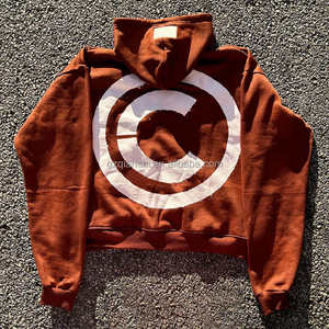 Sudadera con Capucha de Estilo Urbano para Hombre, con Pedrería, Talla Grande, Bordado Desgastado - Product Image 4