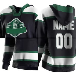 Sudadera con Capucha Personalizada de Hockey, 100% Algodón, con Cordones, para Equipo de Hockey sobre Hielo - Product Image 5