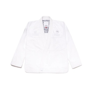 Kimono de Jiu-Jitsu blanc personnalisé, uniforme de BJJ de qualité supérieure, tissage perlé 450 GSM, 100 % coton, kimono de Jiu-Jitsu brésilien - Product Image 1