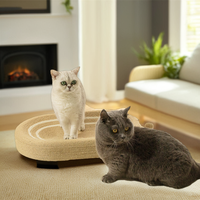 Vente en gros de grattoir ovale pour chat en sisal Offre Spéciale style mignon pour jouer et gratter les animaux de compagnie
