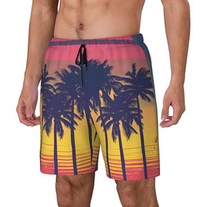 Pantalones Cortos de Playa para Hombre, Directo de Fábrica, Ecológicos, Transpirables, con Cierre de Cordón, Spandex/Poliéster, Secado Rápido - Product Image 5