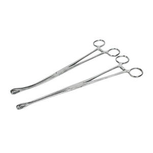 Stainless Steel <b>Sponge</b> Forceps Surgical Toothed Tissue Clamp Manual Surgical Kit Medical Instrument for Clinic Use - Product Image 1