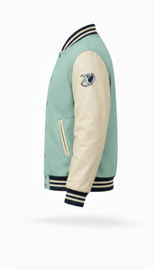 Chaqueta Varsity Unisex de Invierno con Capucha, Estilo Urbano Americano, Forro Acolchado, Letras de Chenilla, Diseño Original de Escuela Secundaria, Viral - Product Image 2