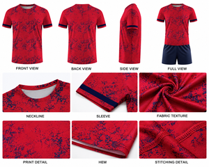 Clothing Gold Men's <b>100</b>% <b>Polyester</b> Knitted 240g Solid Short Sleeve Heat Transfer Printed Breathable Sustainable Casual T-<b>Shirt</b> - Product Image 2