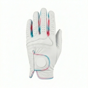 Professional Cabretta Leather Golf <b>Glove</b> Left Hand Breathable Soft Grip Distinctive Surface Design OEM ODM Supplier - Product Image 1
