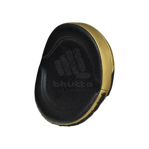 Wholesale BHUTTA ENTERPRISES BE-2805 Leather Boxing <b>Focus</b> <b>Pads</b> with Hook Loop Closure-High Quality Moisture Wicking Customizable - Product Image 5
