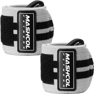 Muñequeras elásticas profesionales de alta resistencia de 18 pulgadas personalizadas, muñequeras de entrenamiento de gimnasio transpirables con gancho para levantamiento de pesas - Product Image 1