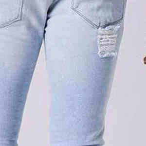 Jeans de Diseñador para Hombre, Corte Slim Fit, al por Mayor, de Alta Calidad, a la Moda, Negros, Estilo Biker, Cintura Media, Ropa Urbana - Product Image 3