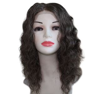 Abrace la belleza atemporal con las pelucas de cabello humano con encaje completo en gris: tonos plateados naturales, comodidad transpirable y un estilo elegante. - Product Image 3