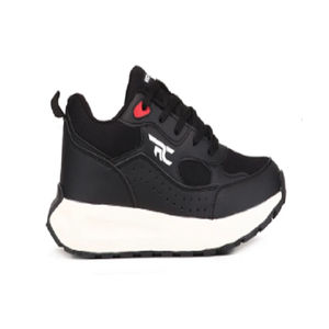 Chaussures de course noires pour hommes, basses, à lacets, respirantes, design athlétique, confort flexibles pour l'entraînement - Product Image 3