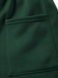 Pantalones Cortos Deportivos Casuales para Hombre, Diseño y Marca Personalizados, 100% Algodón, con Bolsillos Laterales Vintage y Estampado Sólido - Product Image 4