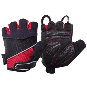 Guantes de Ciclismo Deportivos Transpirables Antideslizantes de Medio Dedo Unisex de Alta Calidad Personalizados con Cierre de Gancho y Bucle de Poliuretano - Product Image 1