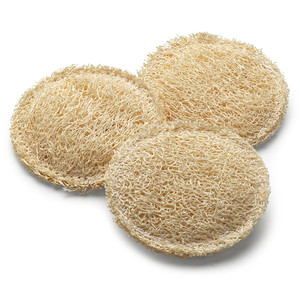 Tampons luffa compostables biodégradables pour le nettoyage du visage rond, tailles personnalisables, éponge écologique, tampons luffa - Product Image 3