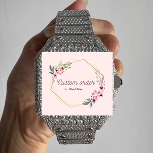 Customized Moissanite Diamond <b>Watch</b> <b>Men's</b> Jewelry Gift <b>for</b> Him Stainless Steel Jewelry <b>Mechanical</b> <b>Watches</b> <b>for</b> <b>Men</b> - Product Image 1