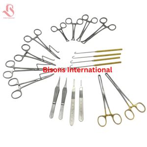 ชุดเครื่องมือผ่าตัดตัดไข่สำหรับสัตว์คุณภาพสูงสำหรับขายส่ง พร้อมกล่องสแตนเลสสตีลนำกลับมาใช้ใหม่ได้ - Product Image 5