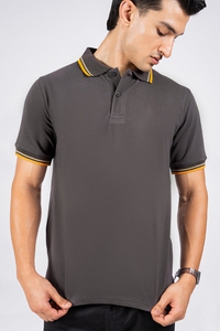 Camiseta de Hombre de Moda, Color Personalizado, Tejido de Punto, Secado Rápido, Manga Corta, Poliéster/Algodón de Alta Calidad - Product Image 3