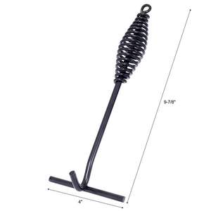 Horno holandés de hierro fundido presazonado de 6 cuartos de galón para acampar al aire libre, tapa de sartén profunda, Base de pata de fogata para chimenea, cocina, barbacoa - Product Image 4