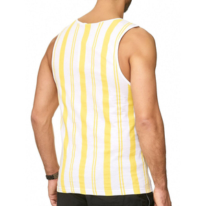 Débardeur Homme Personnalisé Grande Taille Respirant à Impression par Sublimation en Tricot 100% Polyester Séchage Rapide Élégant Décontracté pour la Gym - Product Image 4