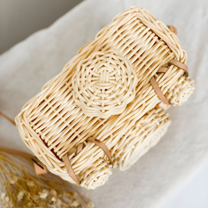 Mini sacs de cadeau d'excellente qualité pour enfants pour la fête d'anniversaire panier de sac de jouet d'appareil photo en rotin naturel fait main - Product Image 5