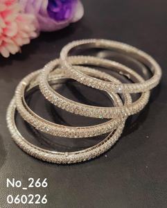 KVM Meenakari Gold Plated <b>Copper</b>-Based Alloy Enamel Bridal <b>Bangle</b> Geometric Bezel Setting | Trendy Women's Jewelry <b>Bangles</b> 05 - Product Image 6