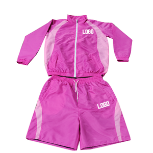 Windbreaker Tracksuit <b>Zipper</b> <b>Jacket</b> and Shorts Windbreaker Tracksuit For Men's - Product Image 6