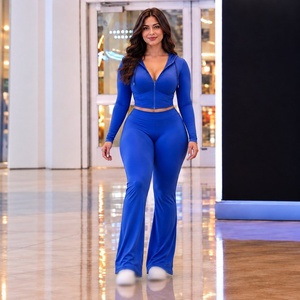 Survêtement en molleton de coton 420 g/m² pour femmes, sweat-shirt et pantalon de jogging, pour les détaillants de streetwear - Product Image 5