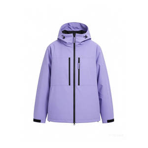 Vestes de ski pour hommes imprimées OEM, à capuche, coupe-vent, respirantes, imperméables 10 000 mm, grande taille, isolation synthétique 220 g, fermeture éclair - Product Image 5