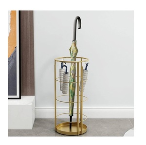 Porte-parapluies en métal et cuir, style unique, décoratif, très vendu - Product Image 4